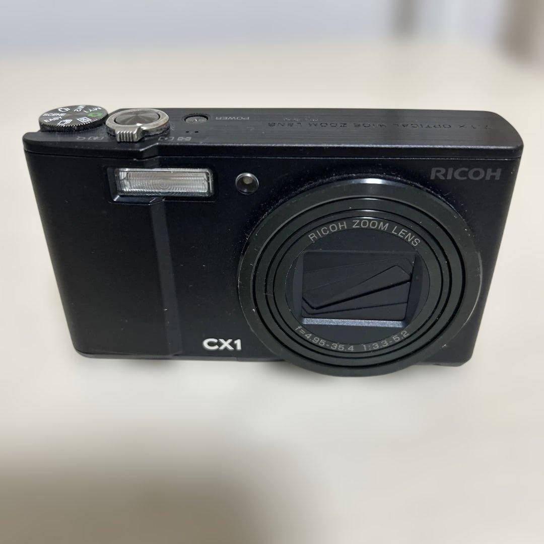 美品✨動作確認済み　RICOH CX1 ブラック 予備バッテリー付き