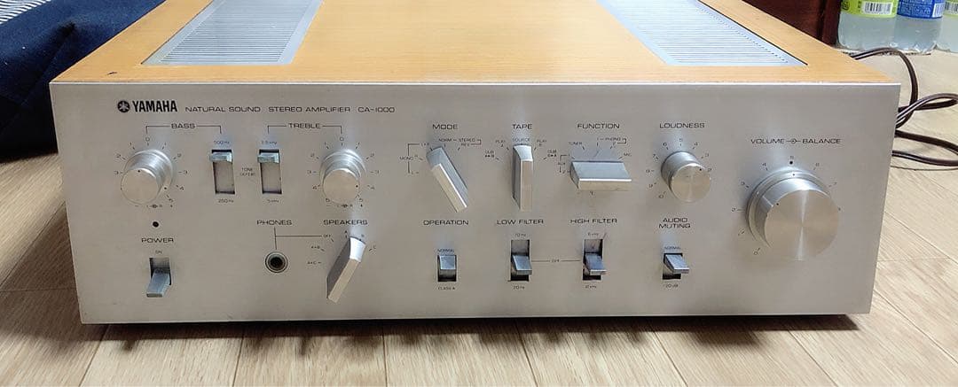 YAMAHA ステレオアンプ CA-1000。動作確認済み