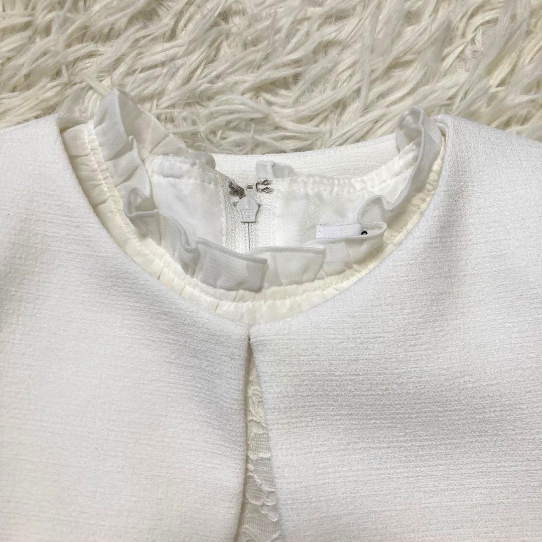 a.v.v アーヴェヴェ　フォーマルスーツ　ノーカラージャケット　ワンピース