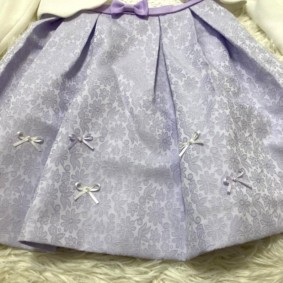 a.v.v アーヴェヴェ　フォーマルスーツ　ノーカラージャケット　ワンピース