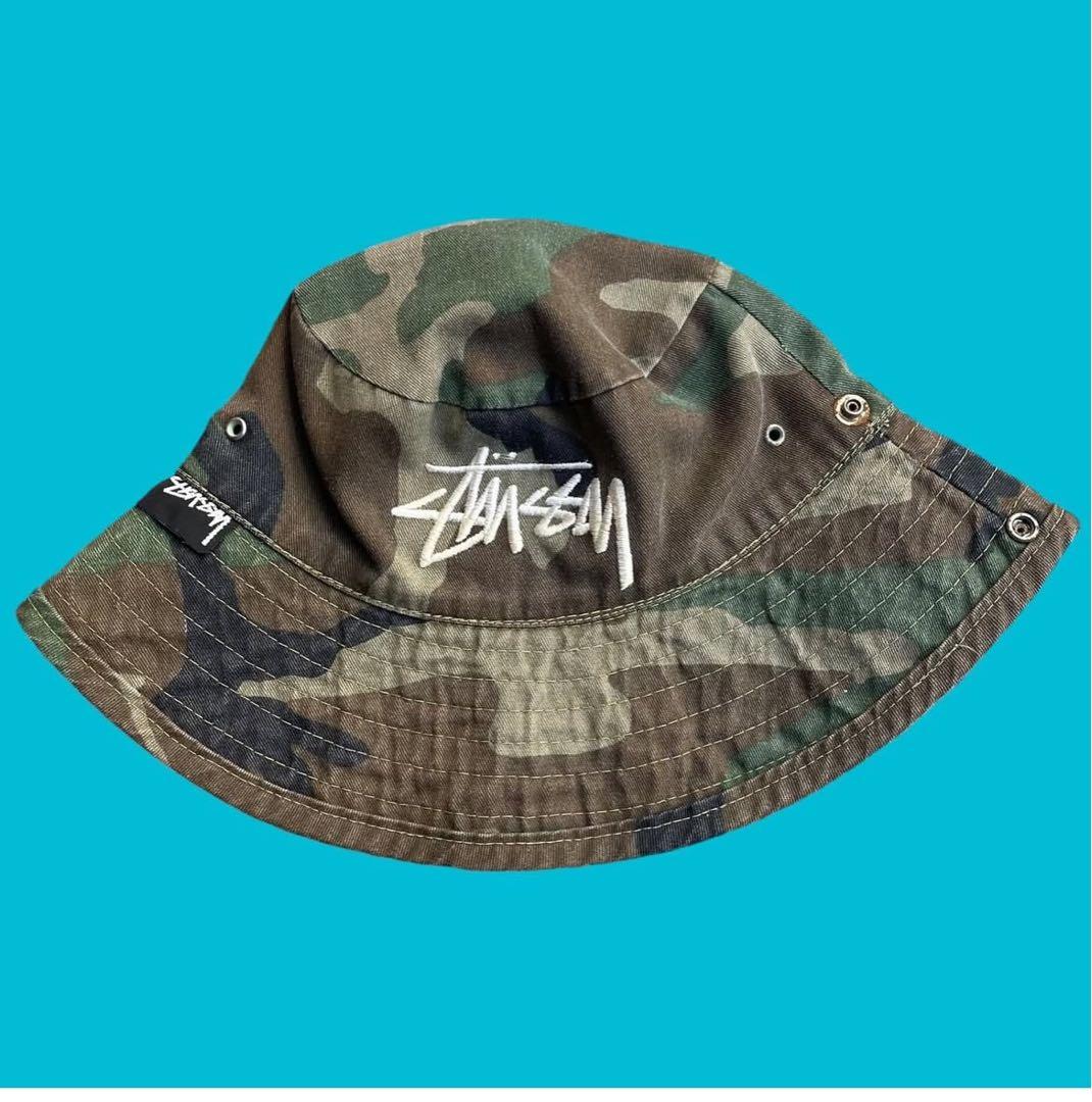 hadel　レア！80's STUSSY 迷彩 バケットハット