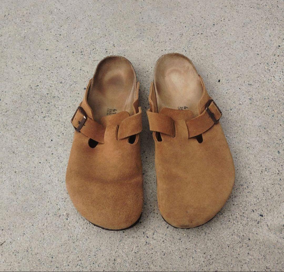 ビルケンシュトック ボストン ブラウン スエード 26.5cm 41