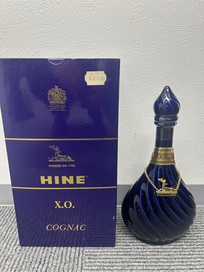 HINE X.O. コニャック 青いボトル