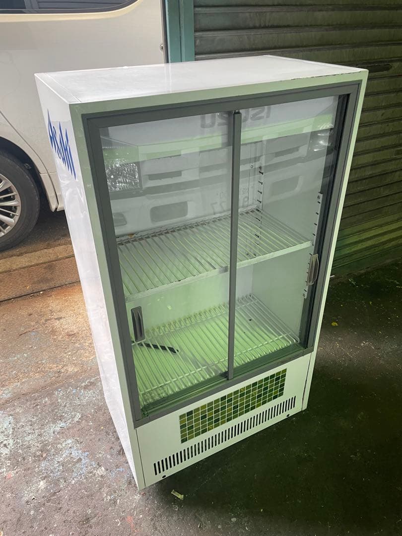 Asahi ガラスドア冷蔵庫 2段収納