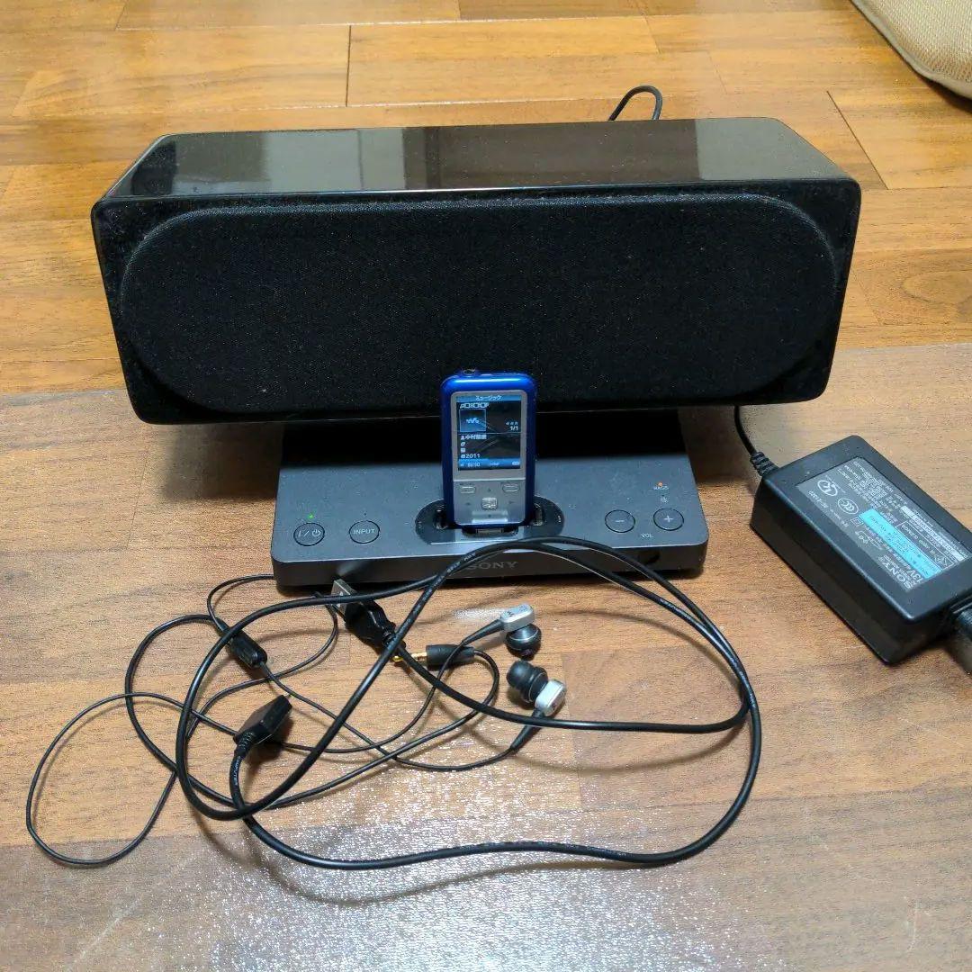 SONY ウォークマン（NW-S718F）＆純正専用ドックスピーカー セット