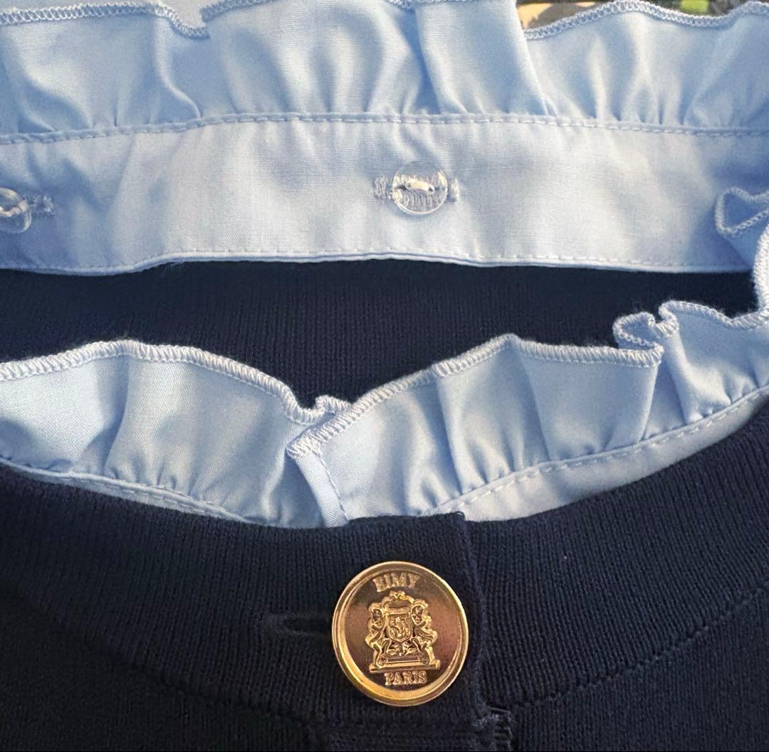 極美品＊Attached collar カーディガン eimy istoire