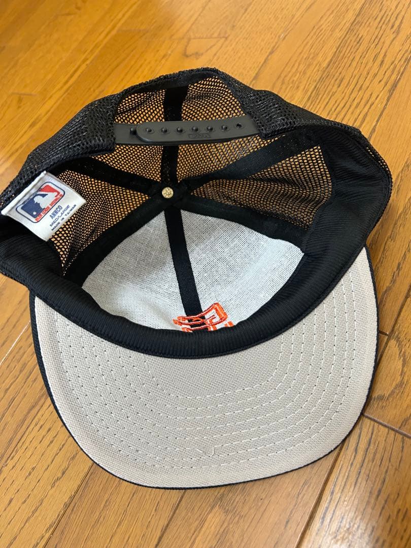 サンフランシスコジャイアンツ メッシュキャップ スナップバック ビンテージ SF