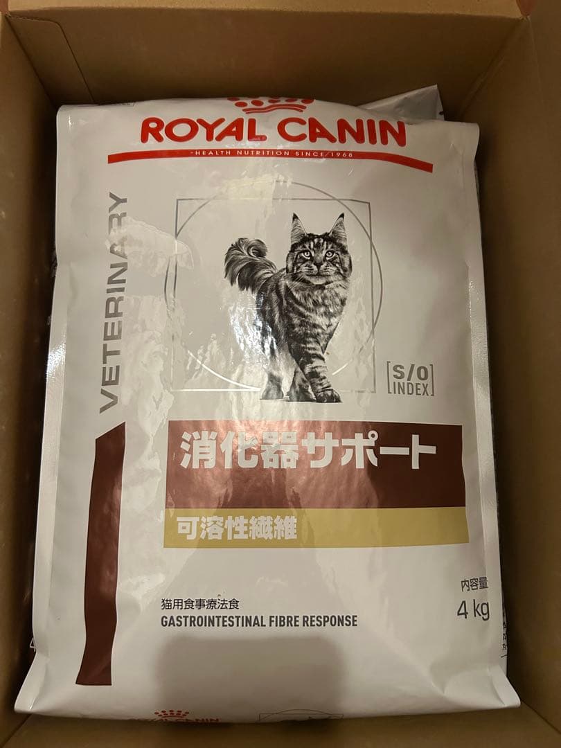 猫 消化器サポート 可溶性繊維 4kg