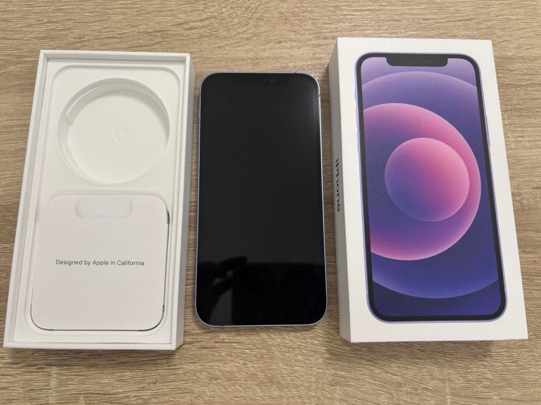 Apple iPhone 12 本体 パープル　64GB