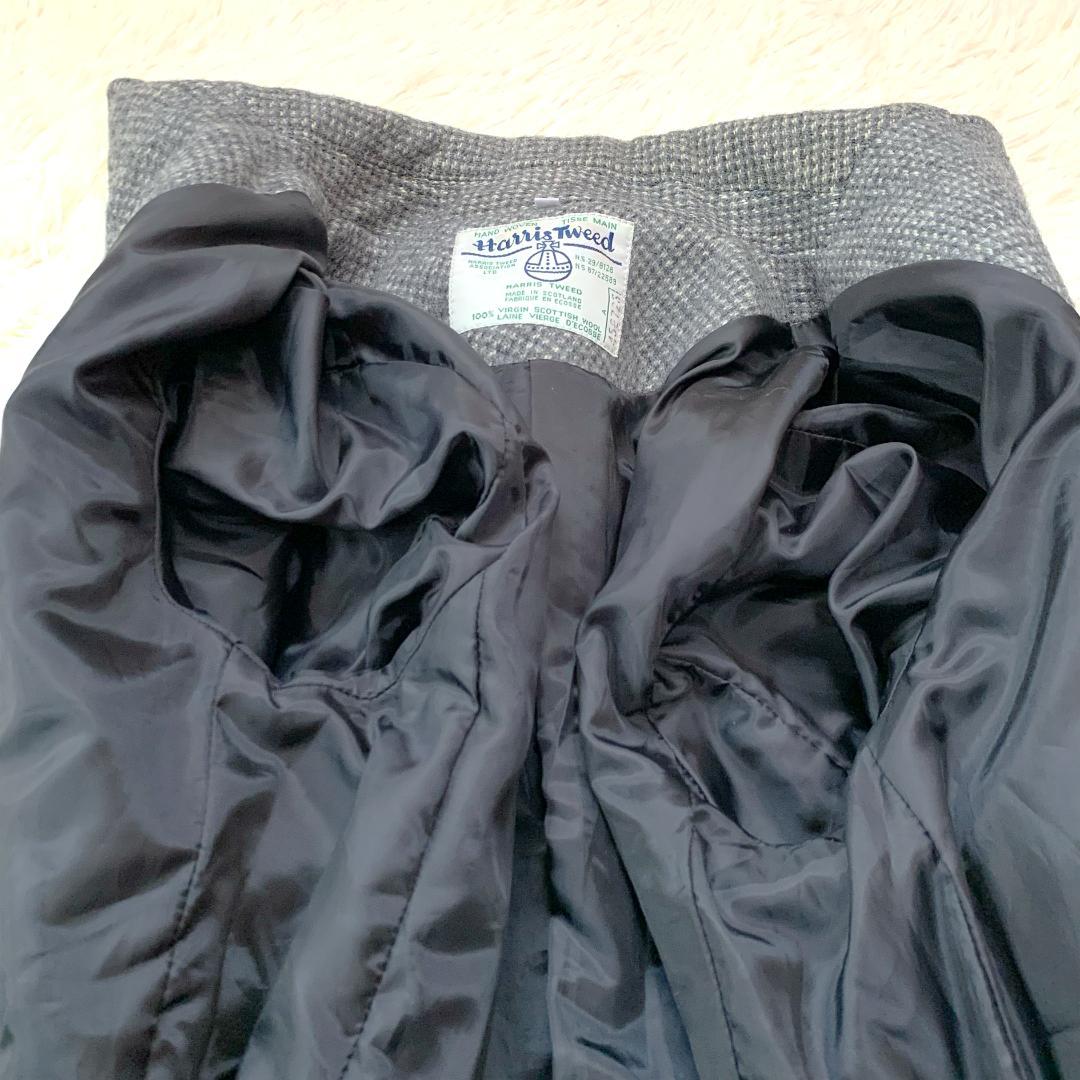 ※専用 ハリスツイード クレイジーパターン ジャケット L くるみボタン