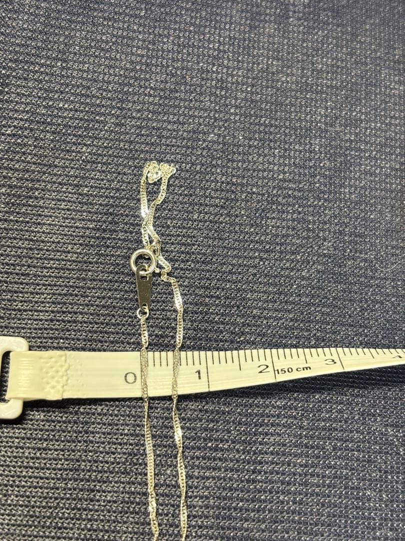 イタリア製　18Kホワイトゴールド ネックレス