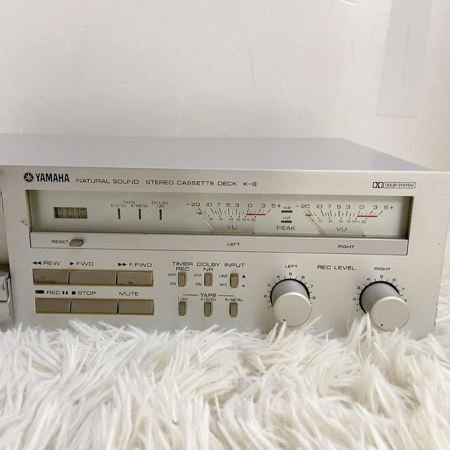 ヤマハ YAMAHA K-8 カセットデッキ 当時物 ナチュラルサウンド 希少