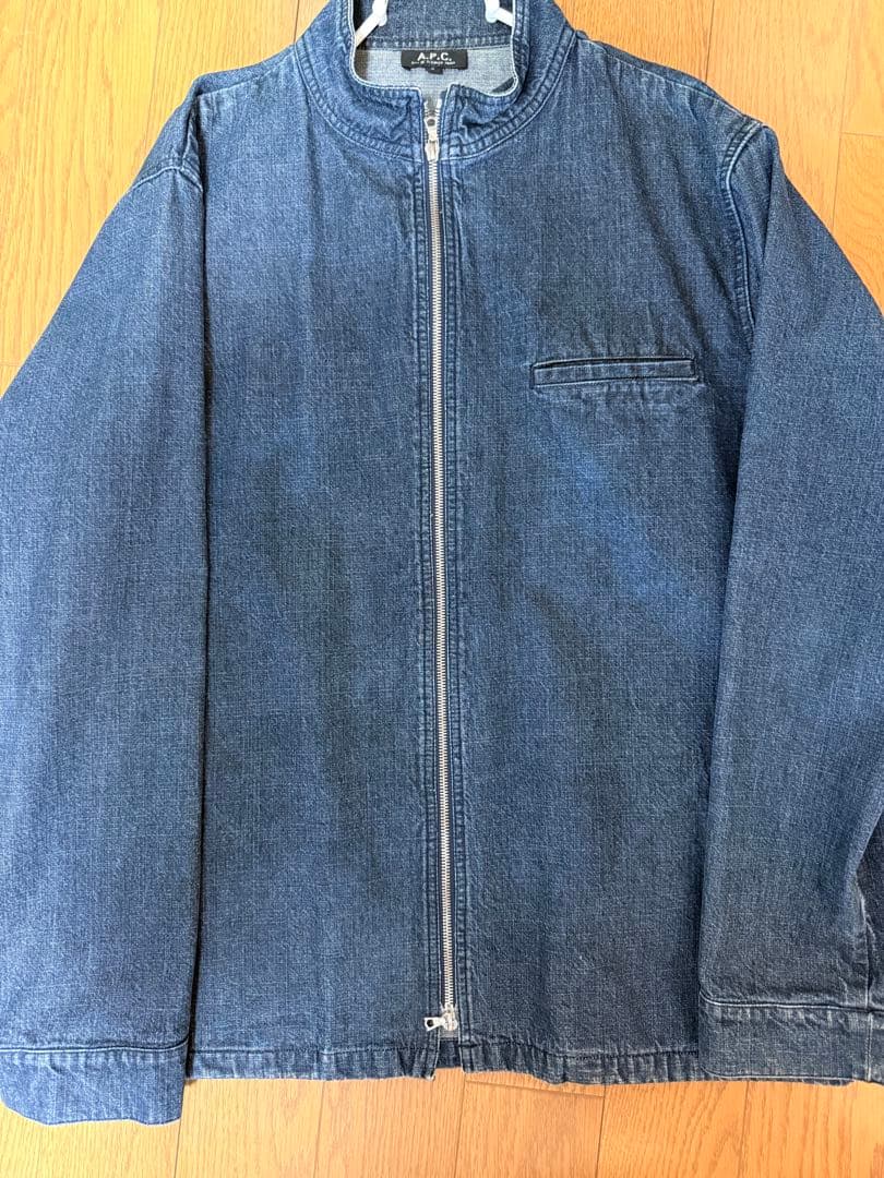 A.P.C. デニムブルー ジップアップジャケット サイズ3