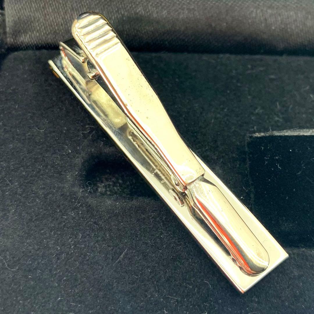 ジャンニヴェルサーチGIANNI VERSACE ネクタイピンブラックゴールド