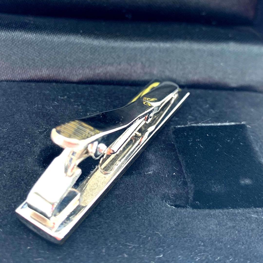 ジャンニヴェルサーチGIANNI VERSACE ネクタイピンブラックゴールド