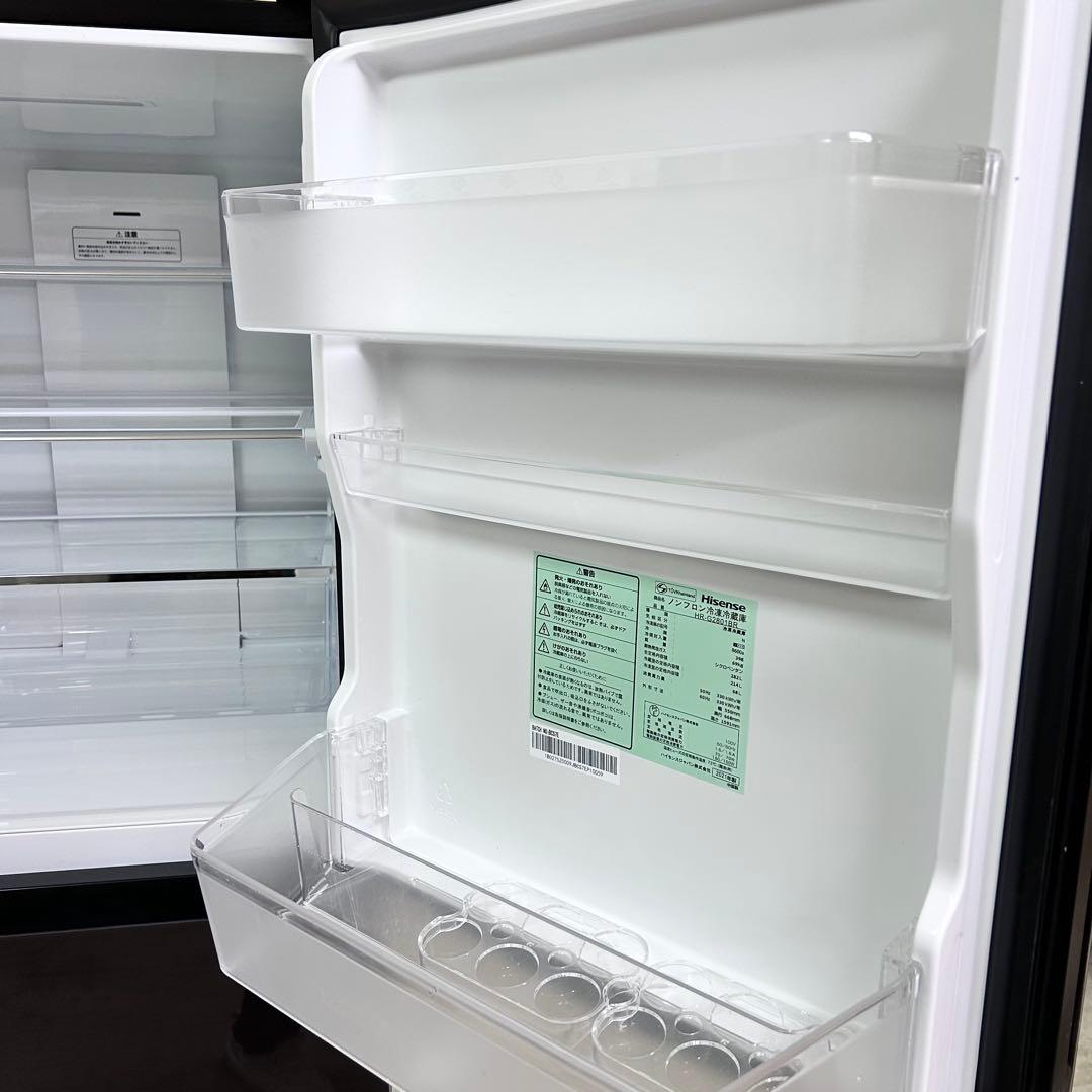 (k40)Hisense 2021年 冷蔵庫 HR-G2801BR 282L