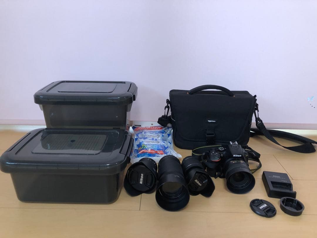 Nikon D5600 ダブルズームキット+単焦点レンズ+広角レンズetc