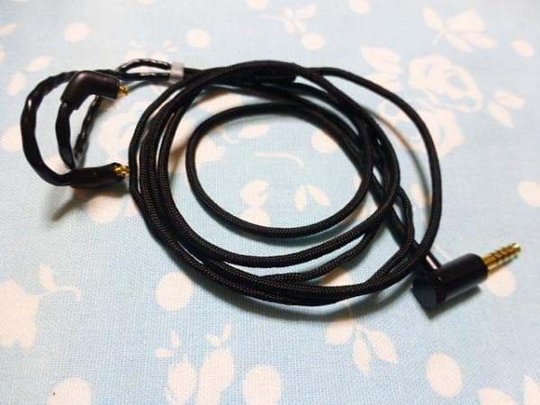 ER-4SR オーグライン +pt + 7N OCC 純銅 4.4mm5極 L字