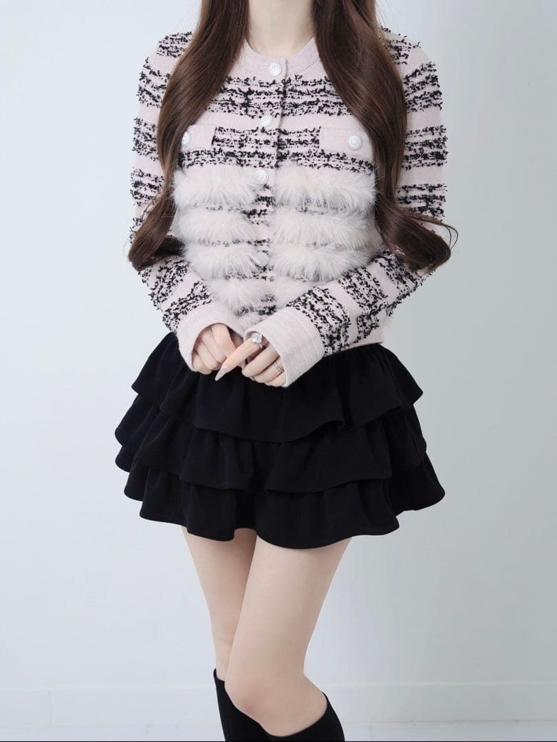 Lumignon ルミニョン ツイード カーディガン