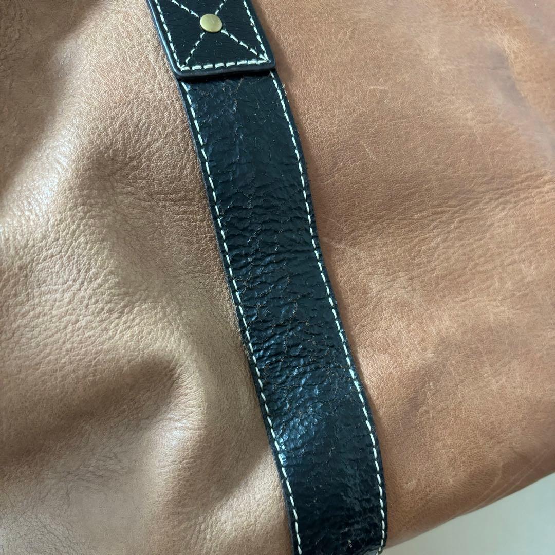 Timberland レザー ボストンバッグ