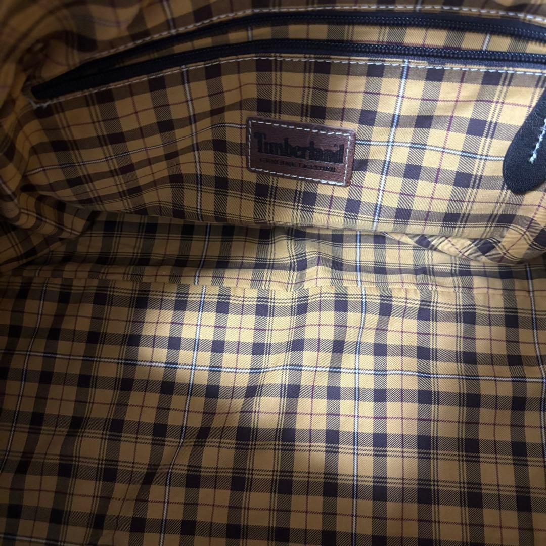 Timberland レザー ボストンバッグ