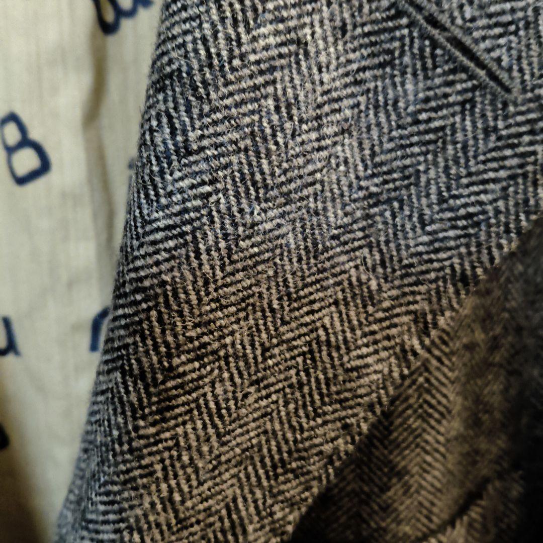 45rpm テーラードジャケット ウール ヘリンボーン グレー サイズ5 メンズ