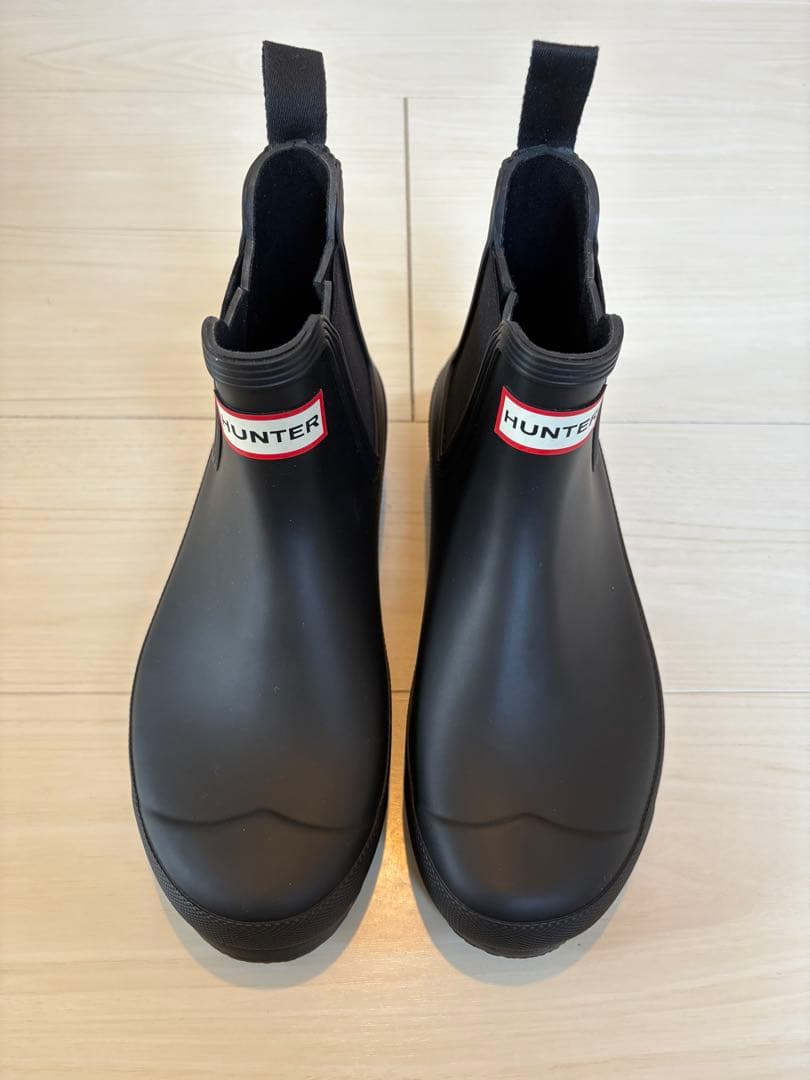 【美品】HUNTER ブラック オリジナルチェルシー UK6(約25cm)
