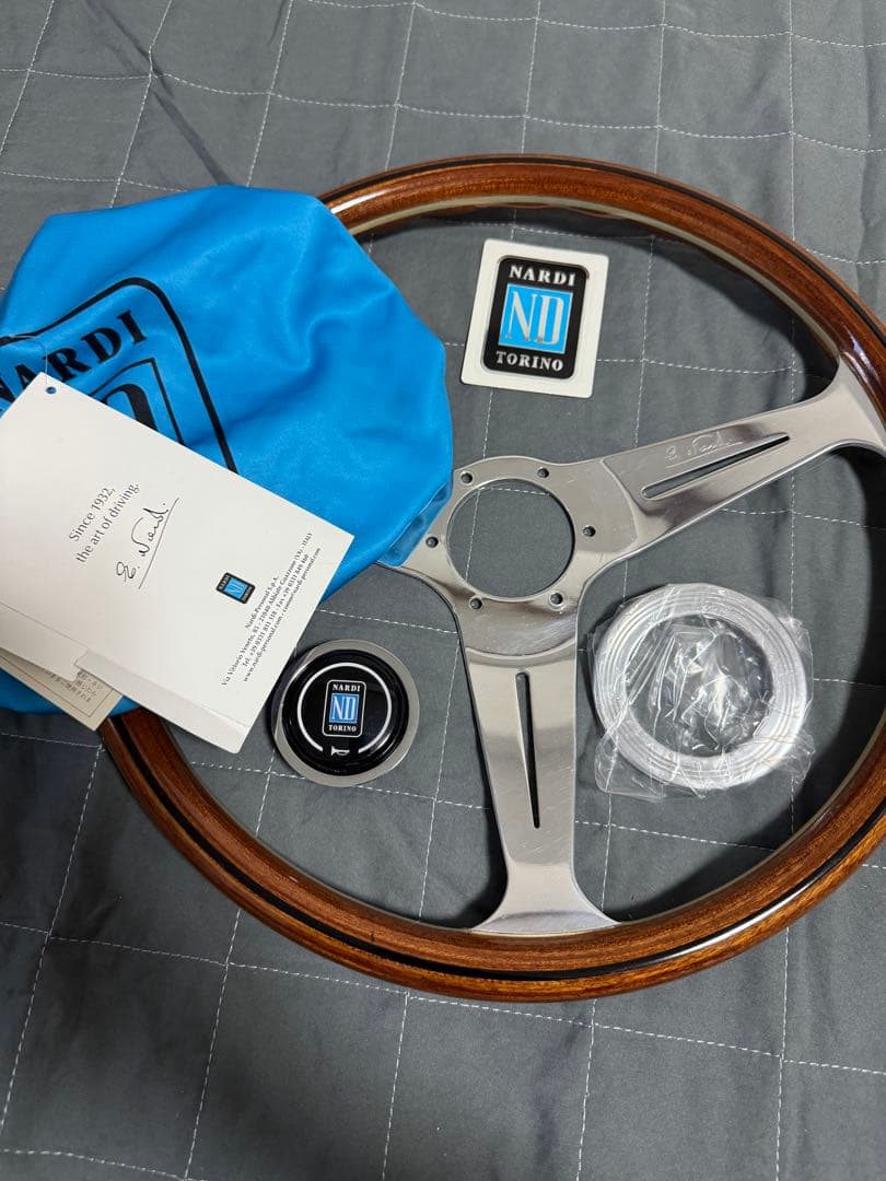 NARDI ナルディN140クラッシックウッドポリッシュスポーク38φ