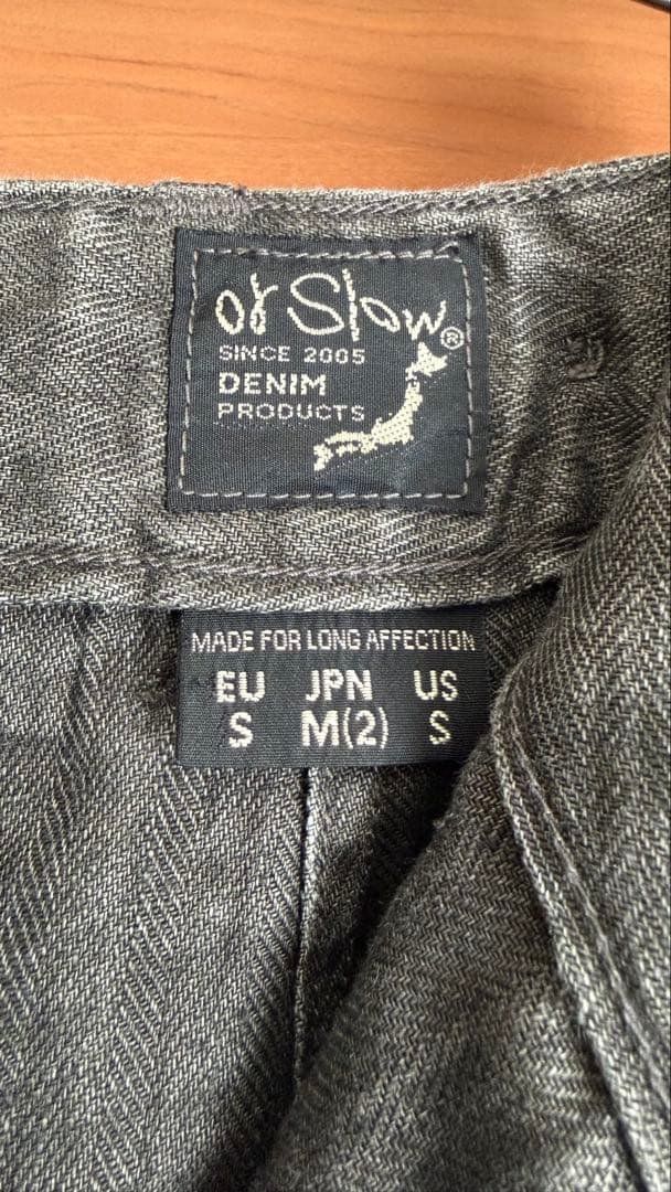 orSlow スミダイドリネンサマーファティーグパンツ　サイズM(2)