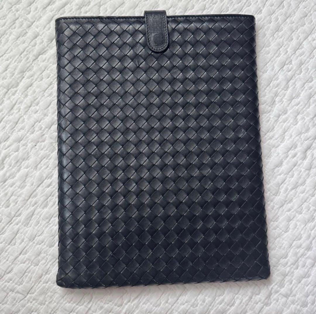 極美品 BOTTEGA VENETA イントレチャート レザー iPadケース