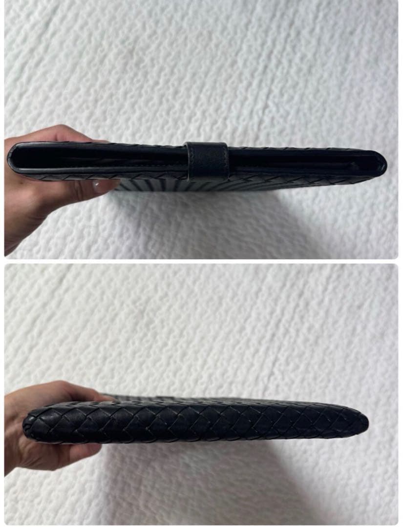 極美品 BOTTEGA VENETA イントレチャート レザー iPadケース