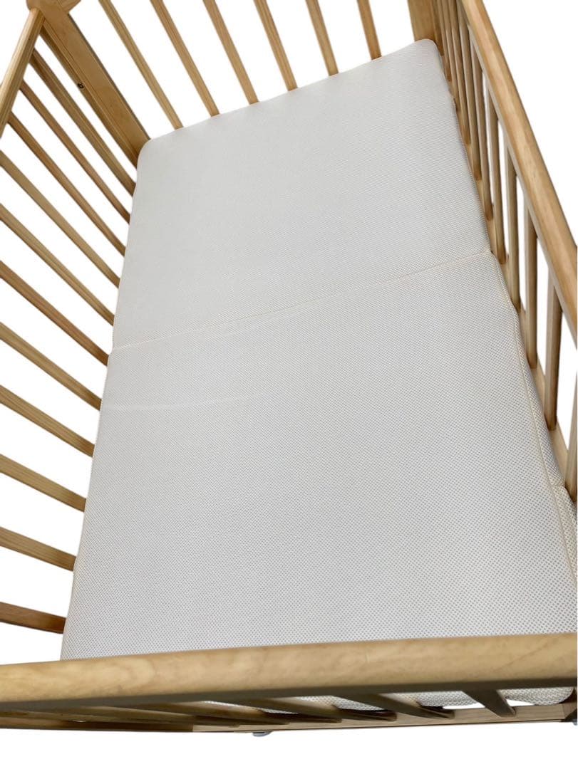 KATOJI カトージ ハイポジションベビーベッド アーチ マットレス付き