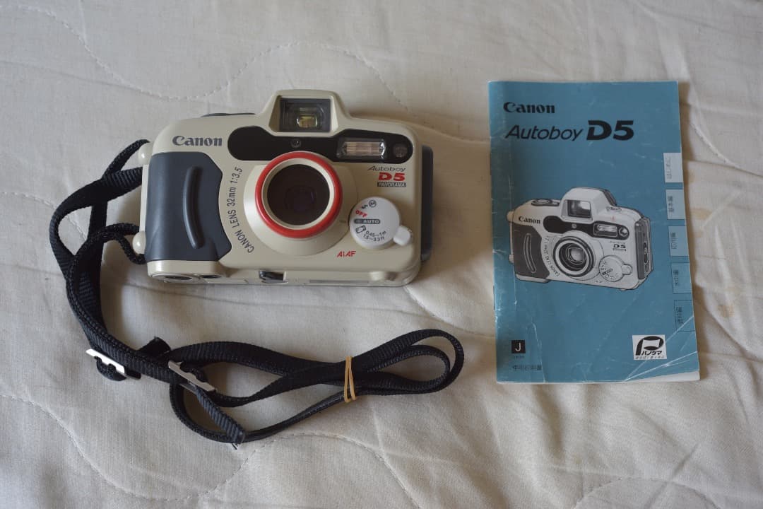 Canon Autoboy D5 試写済 特に問題ありません 説明書 新品電池付