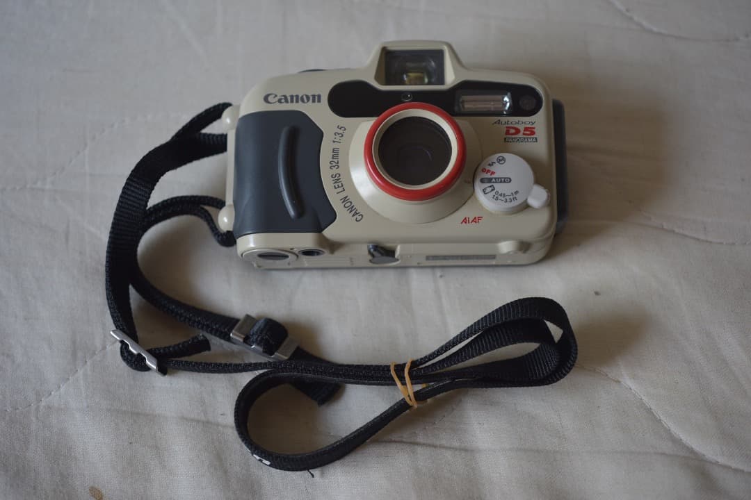 Canon Autoboy D5 試写済 特に問題ありません 説明書 新品電池付