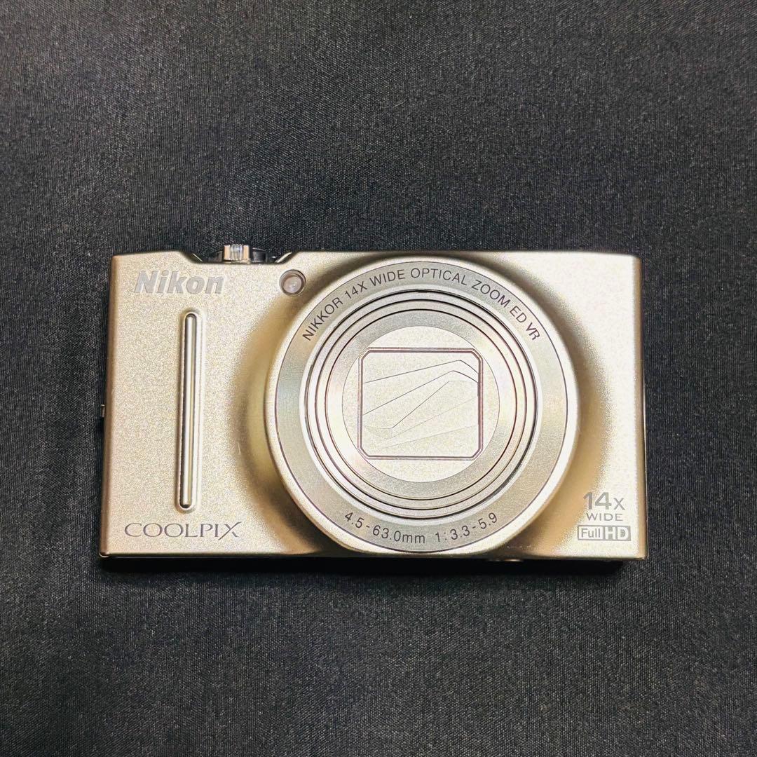 「美品」Nikon COOLPIX S8200 デジタルカメラ　シルバー
