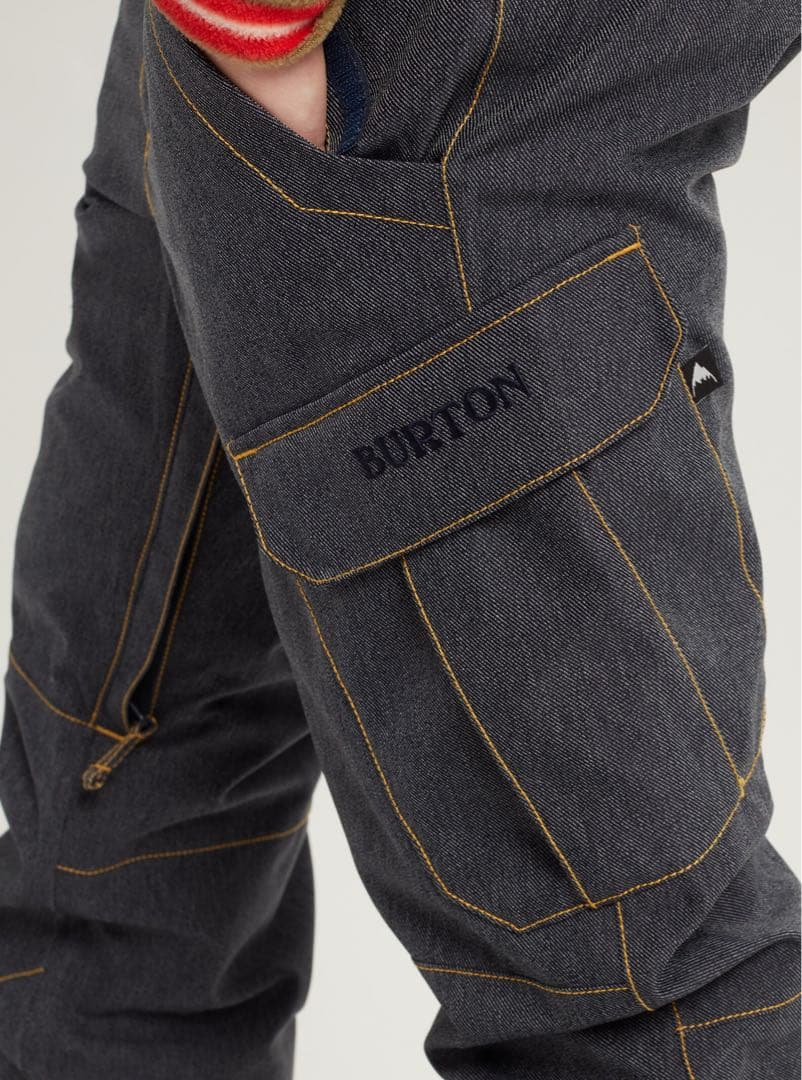 BURTON スノーボードウェア パンツ キッズ140cm デニム風