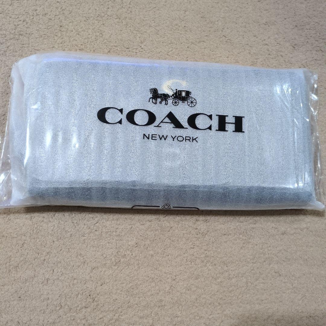 COACH長財布ラウンドファスナーロング ブラック 黒 レディース メンズ