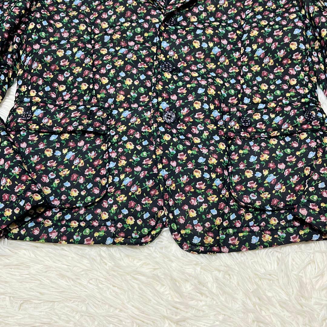 希少✨️美品✨️トリココムデギャルソン 花柄 中綿 テーラードジャケット