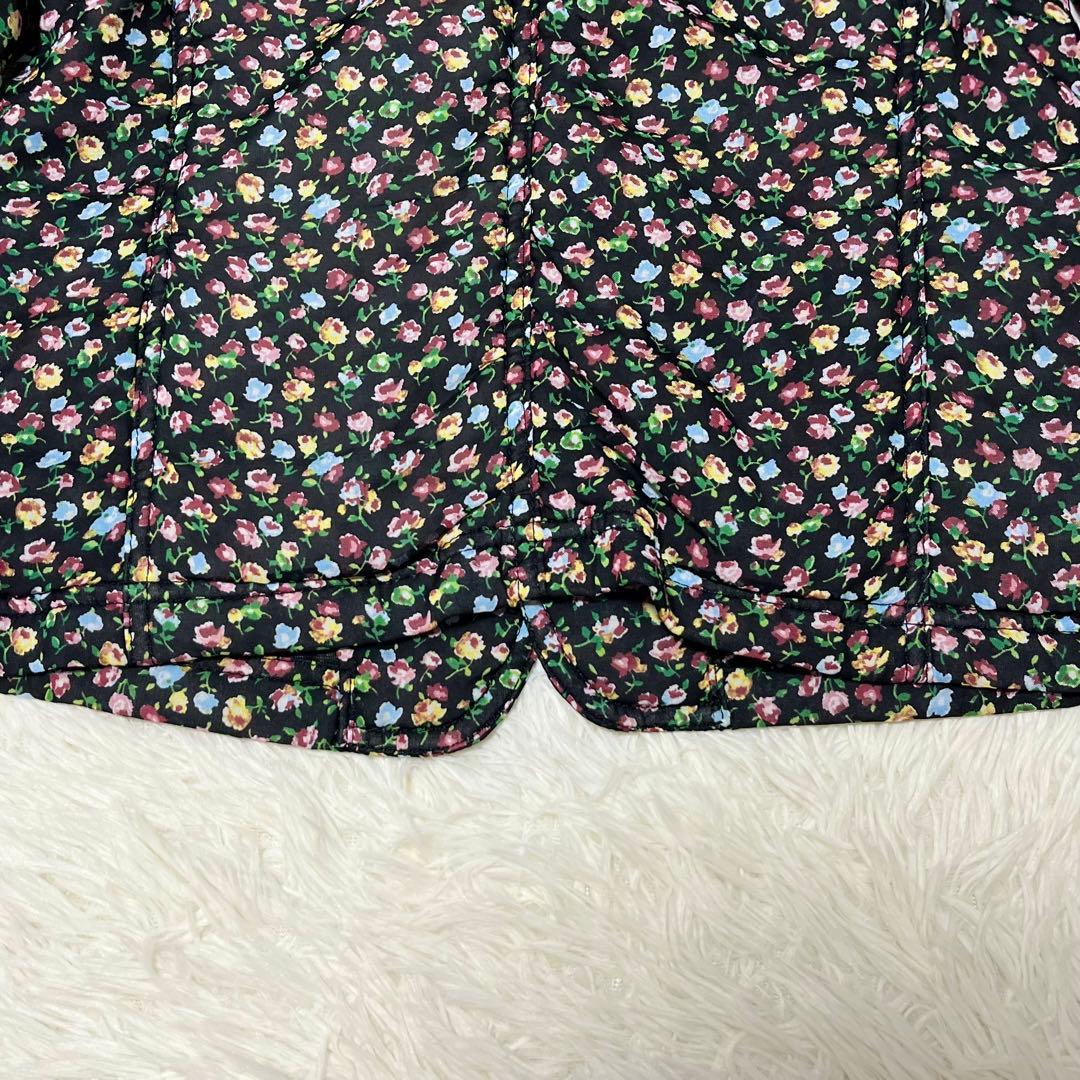 希少✨️美品✨️トリココムデギャルソン 花柄 中綿 テーラードジャケット