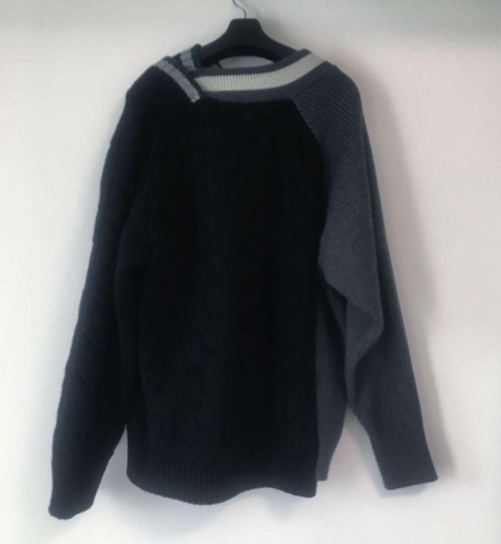 kolor 21aw クレイジーパターンニット　サイズ1