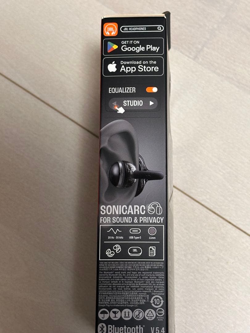 イヤホン JBL SOUND GEARCLIPS BLACK