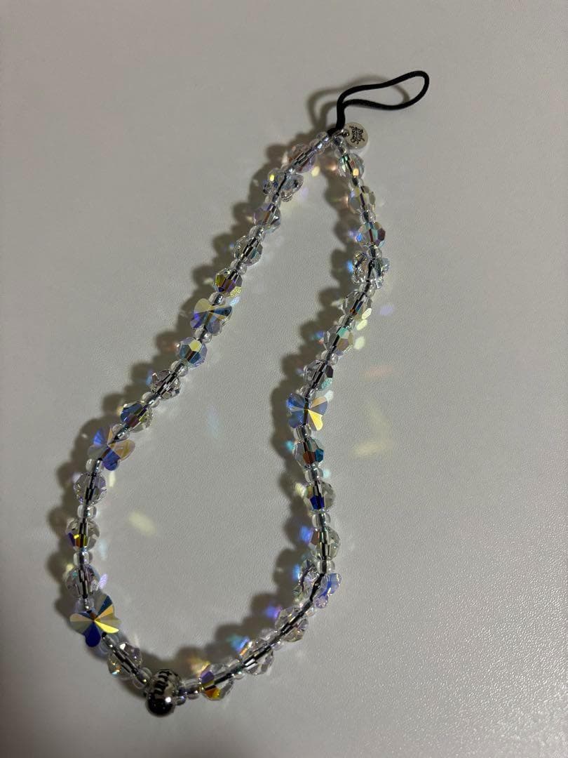 String Ting/ Flutter Drip Crystal ストラップ