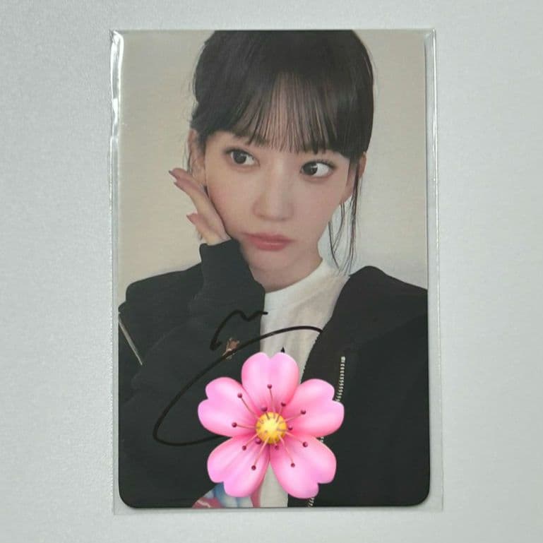 LE SSERAFIM SPAGHETTI 直筆サイン サクラ