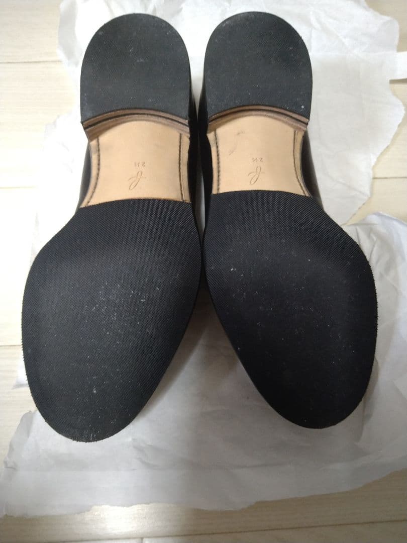 美品 フォルメ forme tassel loafer black 2 1/2