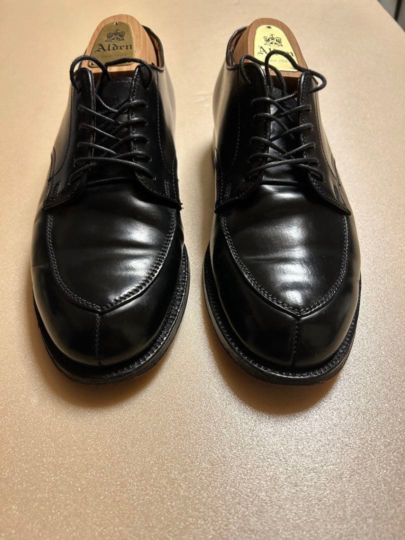 m*b様 【純正ツリー付き】Alden コードバン　 ブラック Vチップ6.5