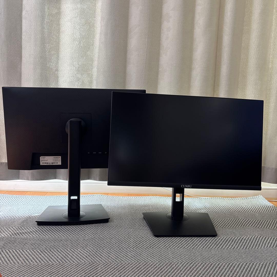 CUNPU 23.8インチ モニター 2台