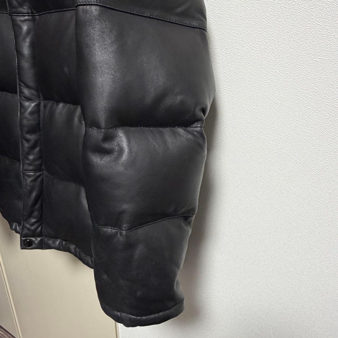 アヴィレックス の本革レザーダウンジャケット