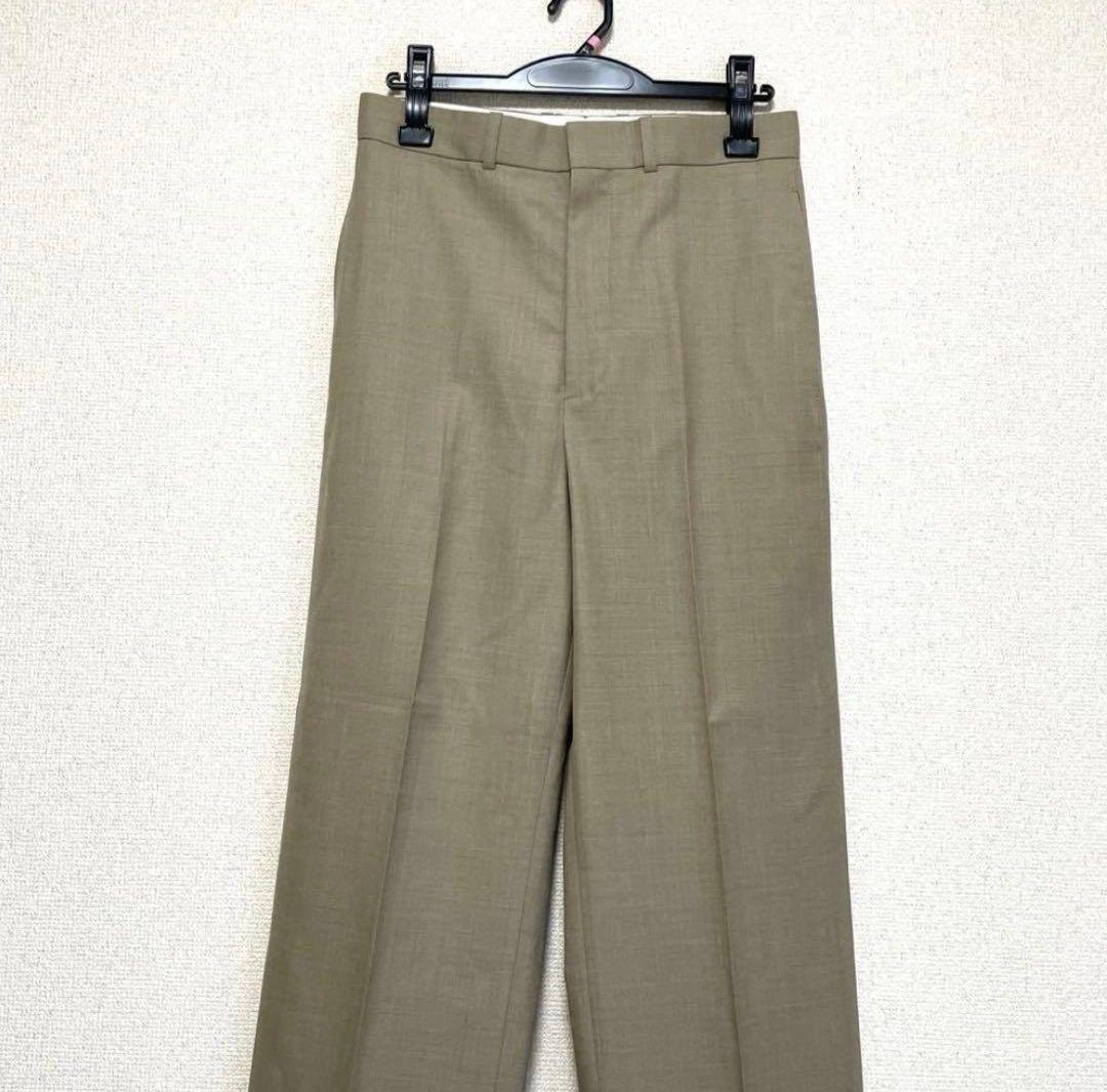 【新品同様】ブラミンク パンツ ベージュ サイズ36 ウール シルク