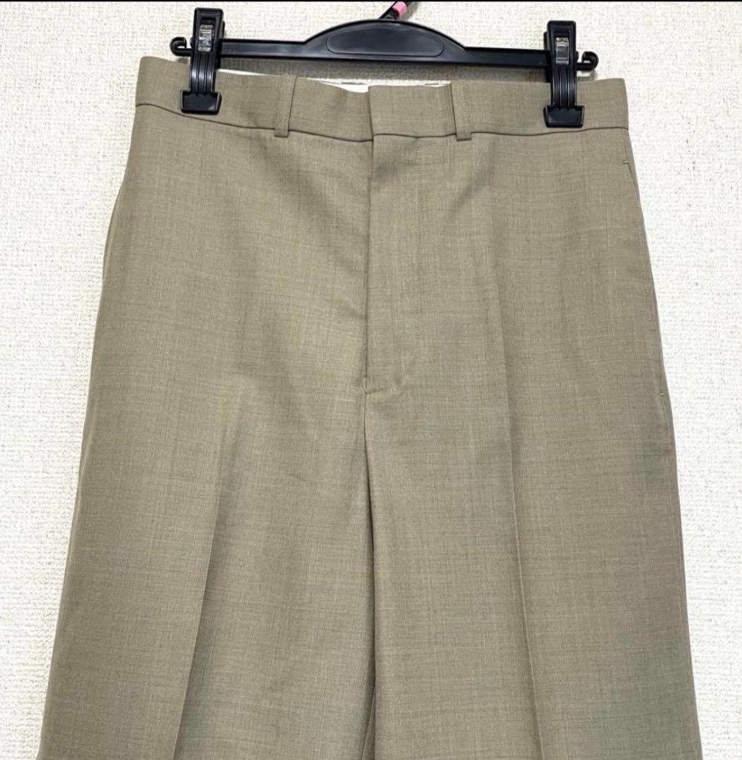 【新品同様】ブラミンク パンツ ベージュ サイズ36 ウール シルク