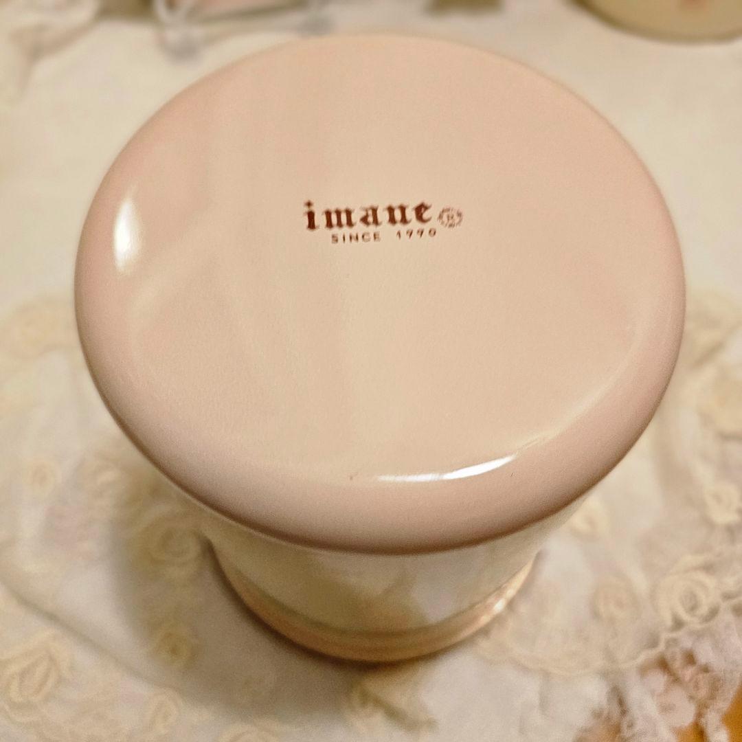 イマン imane ダイアナローズ ツールスタンド3個 ホーロー ペン立て